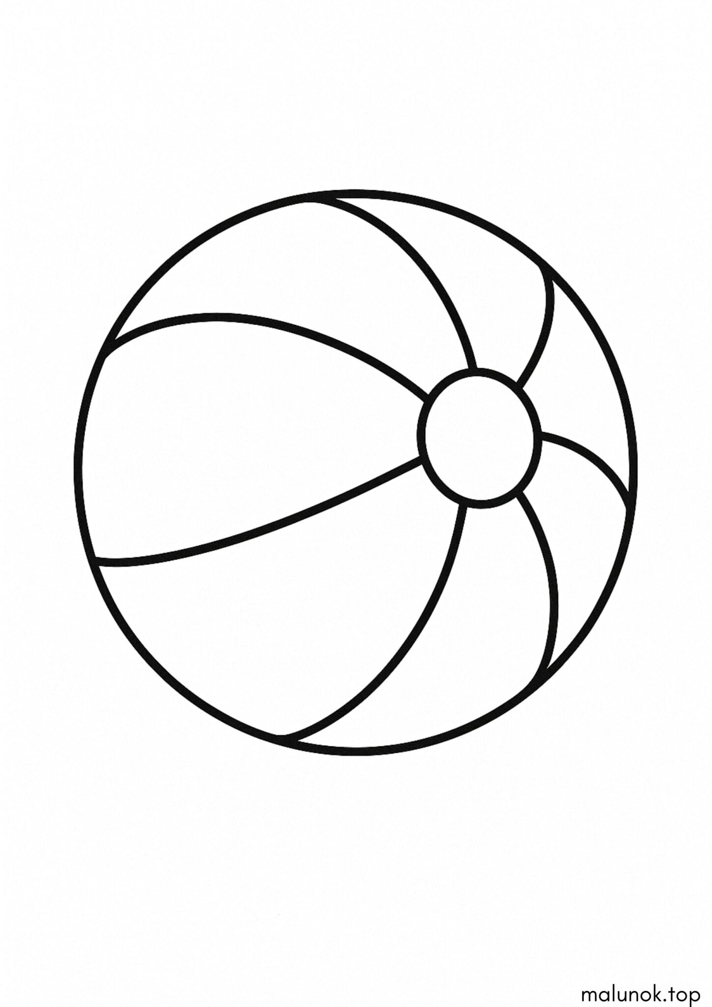 Раскраска Дитячий м’ячик