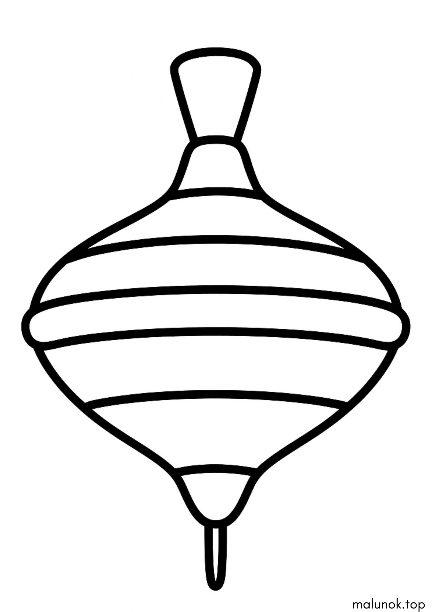 Раскраска Дзига