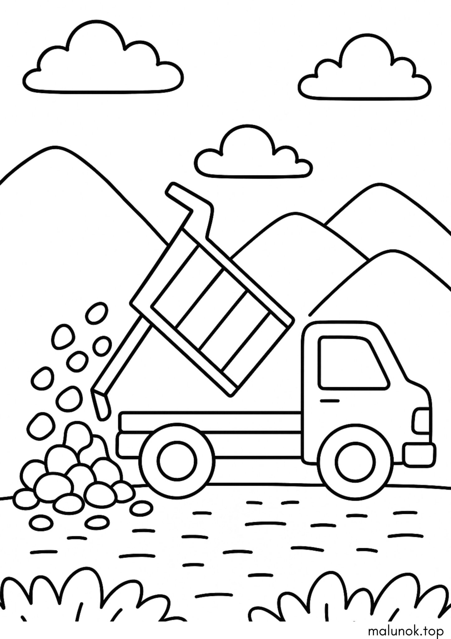 Раскраска Самоскид