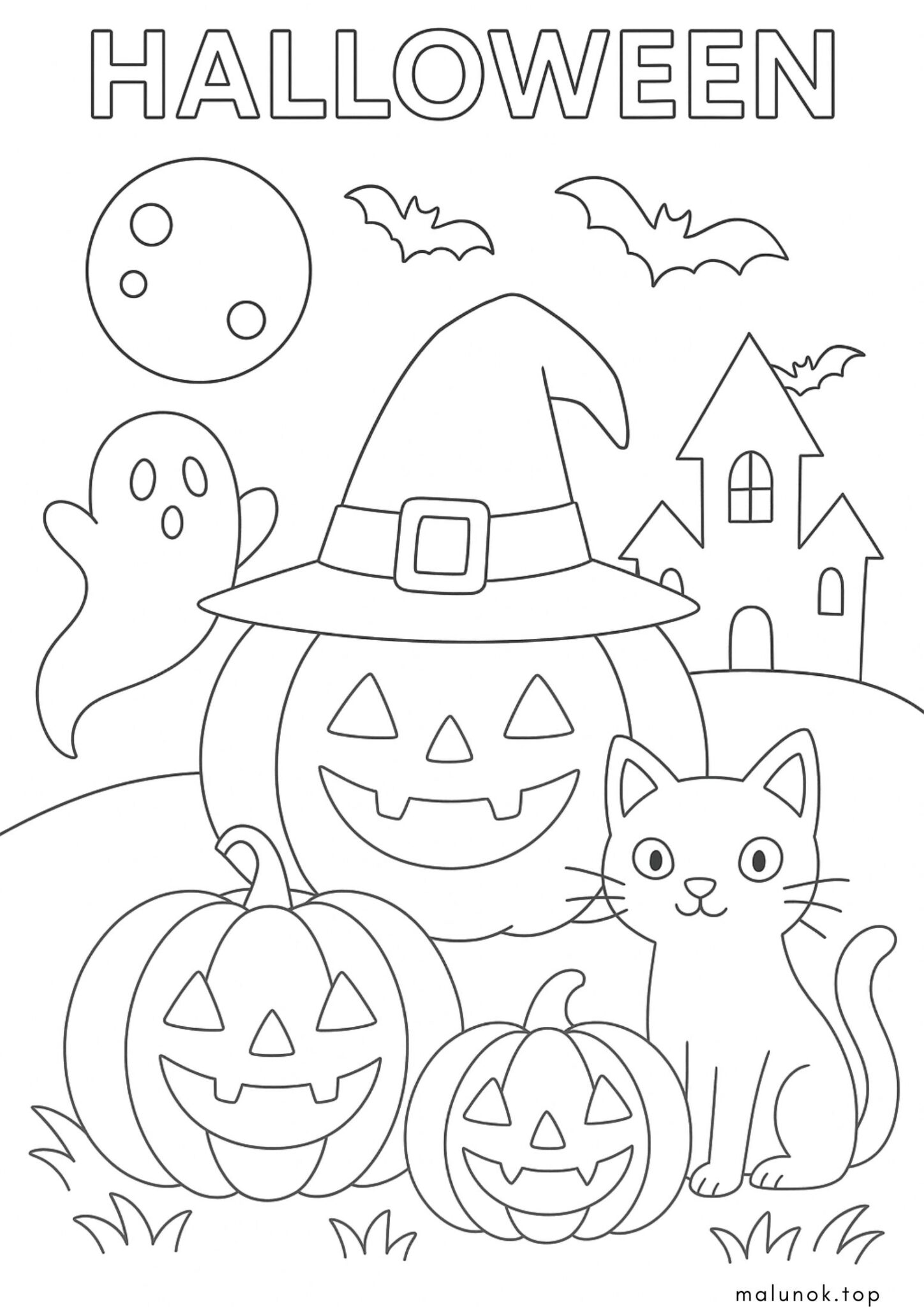 Раскраска Хелловін