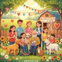 Розмальовки до дня Доброти для дітей - Роздрукувати безкоштовно А4, скачати