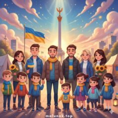 Розмальовки до Дня гідності та свободи