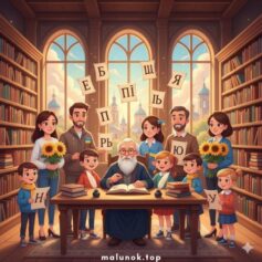 Розмальовки до дня української мови та писемності - Роздрукувати безкоштовно А4, скачати