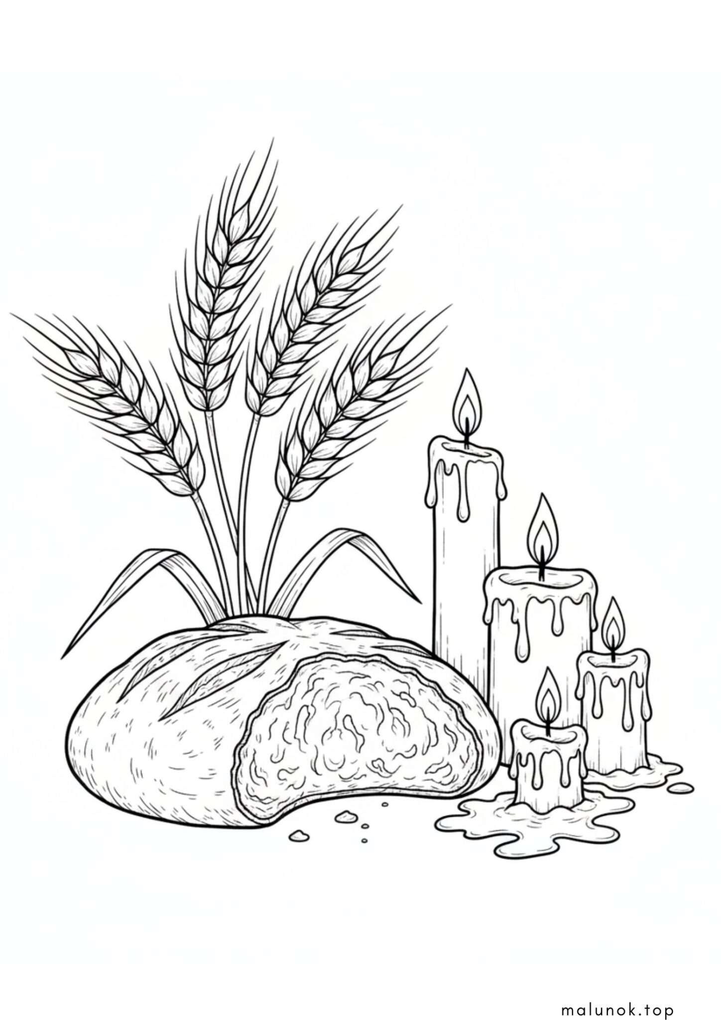 Раскраска До дня пам’яті Голодомору