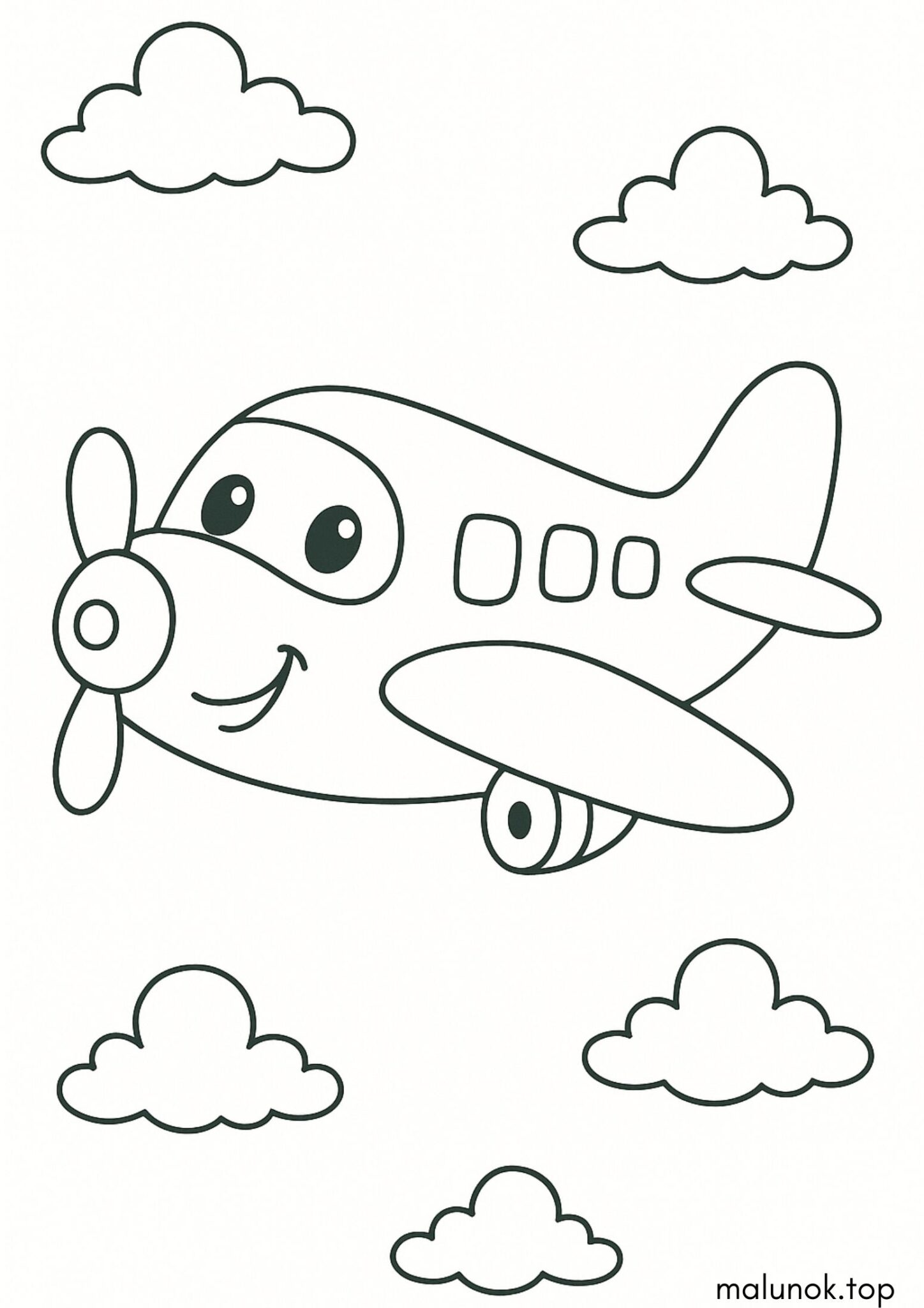 Раскраска Літачок для малечі