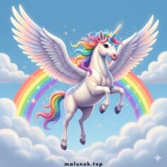 Розмальовки Єдинорогів для дітей - Роздрукувати безкоштовно А4, скачати 