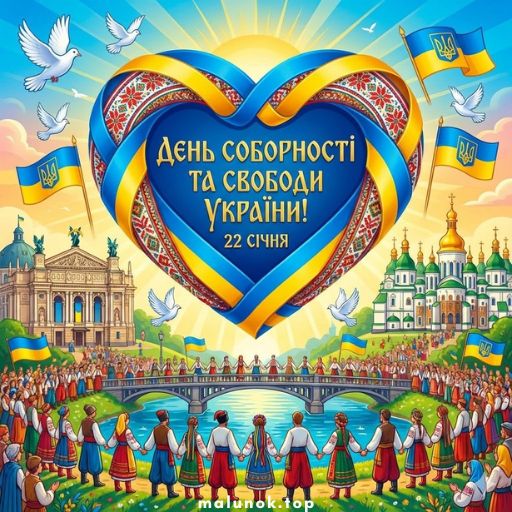 Розмальовки - До дня соборності України