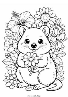 До 8 березня – квока з квітами