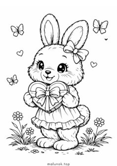 До 8 березня – зайчик з подарунком