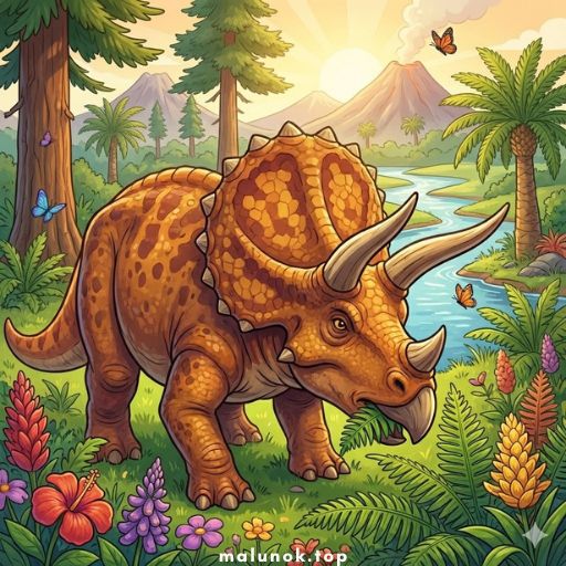 Розмальовки Динозаври 🦖