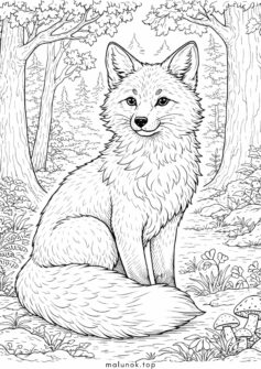 Лисичка у лісі