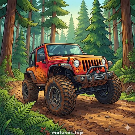 Розмальовки Джипи