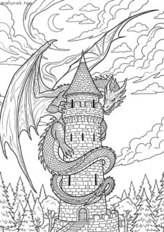 Дракон на вежі