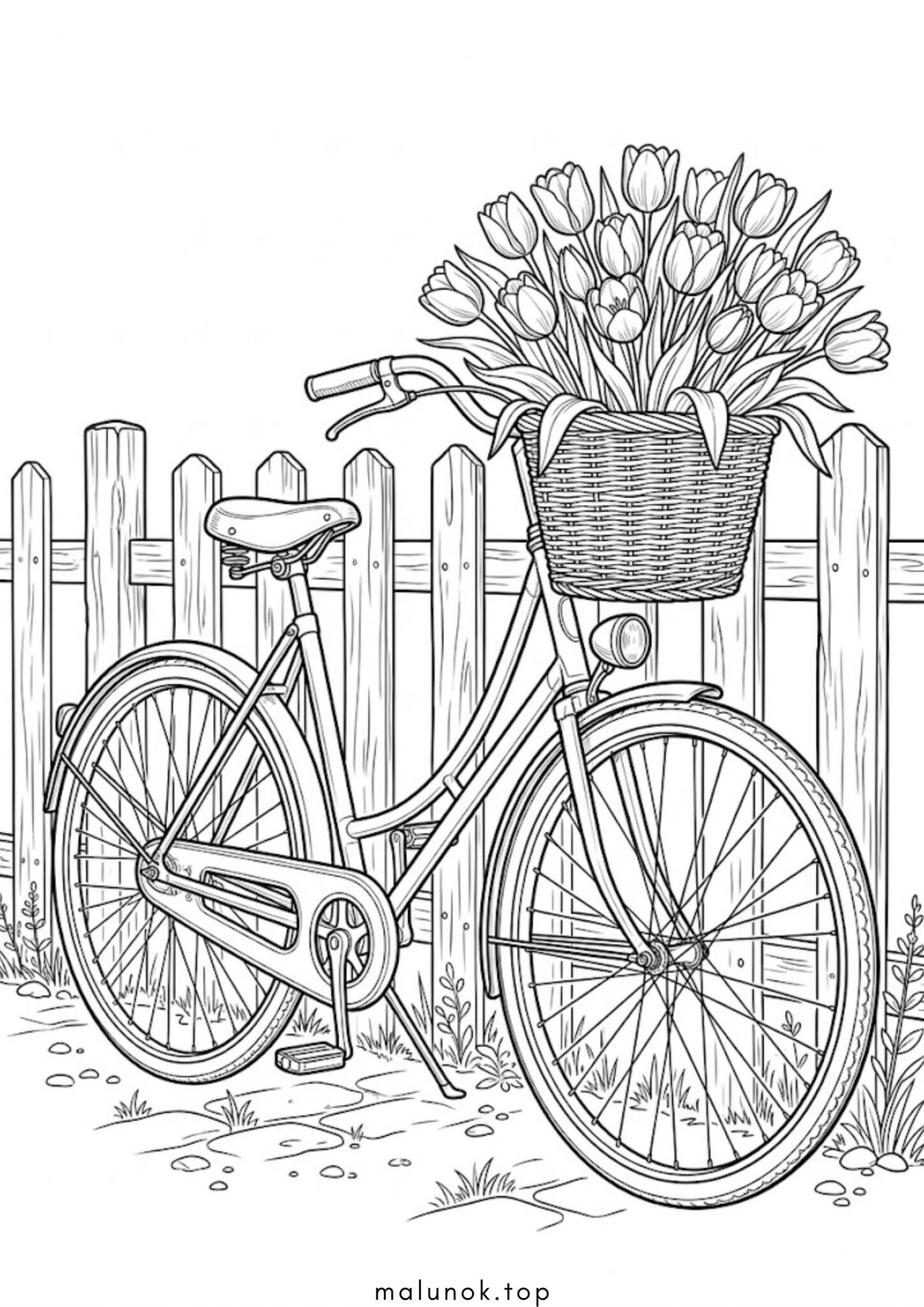 Раскраска Привіт, весна!