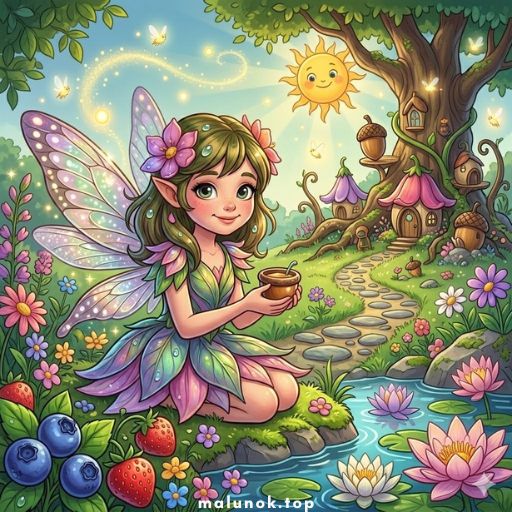 Розмальовки - Феї