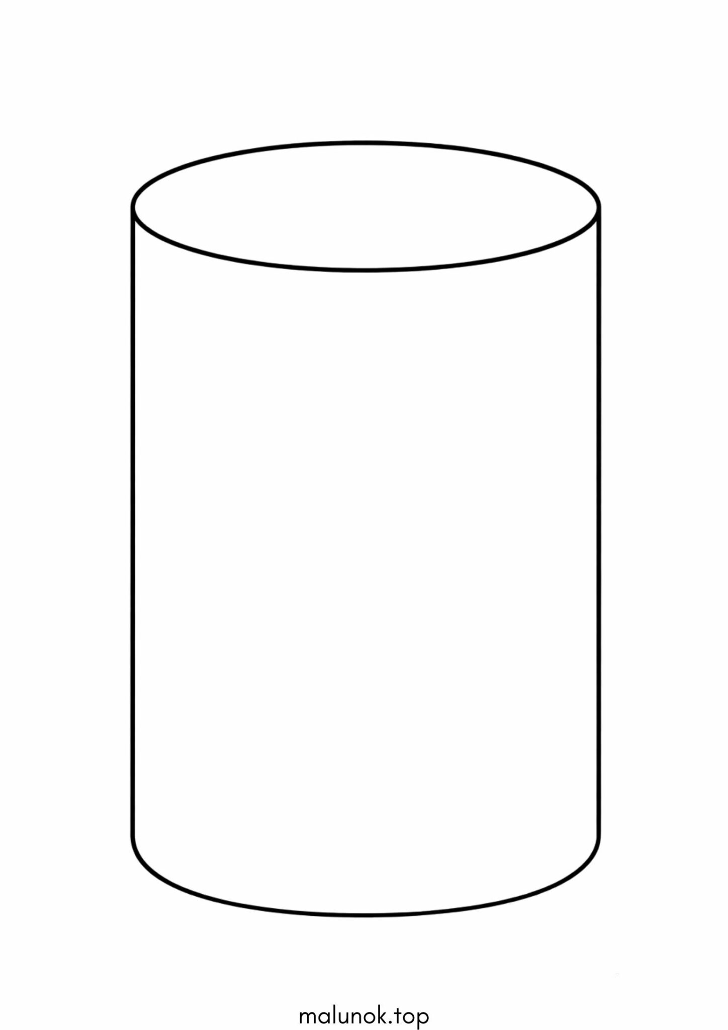 Розмальовка Циліндр
