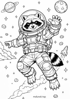 Єнот Ракета у космосі