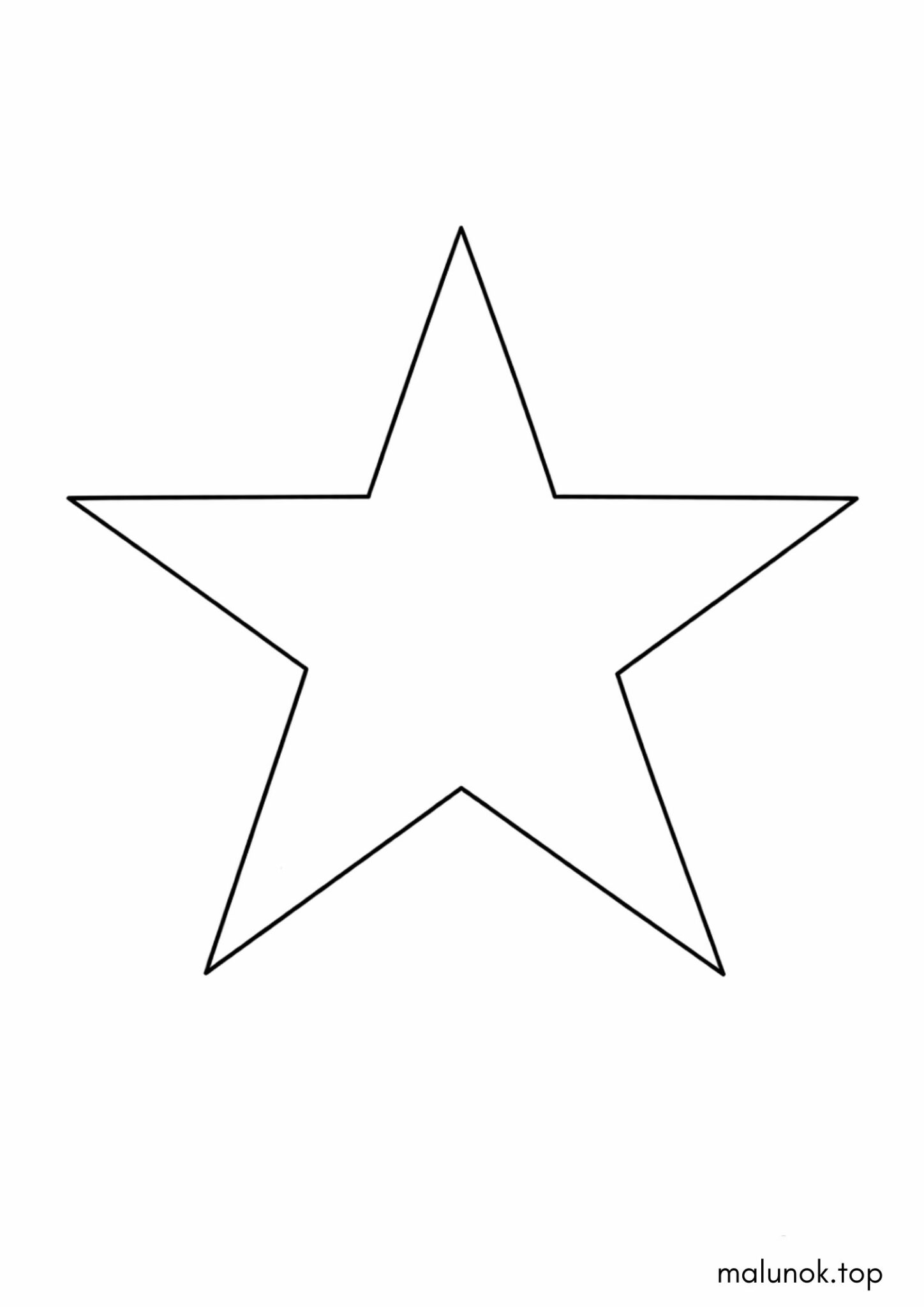 Раскраска Зірка