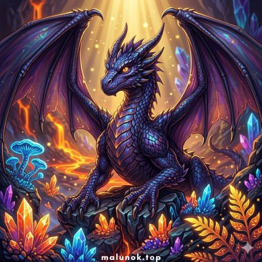 Розмальовки Дракони 🐉