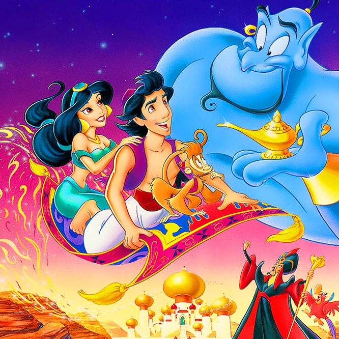 Розмальовки Аладдін