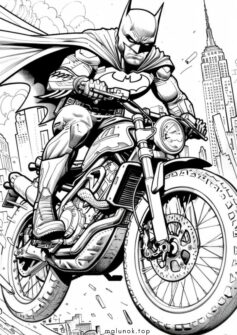 Бетмен на мотоциклі