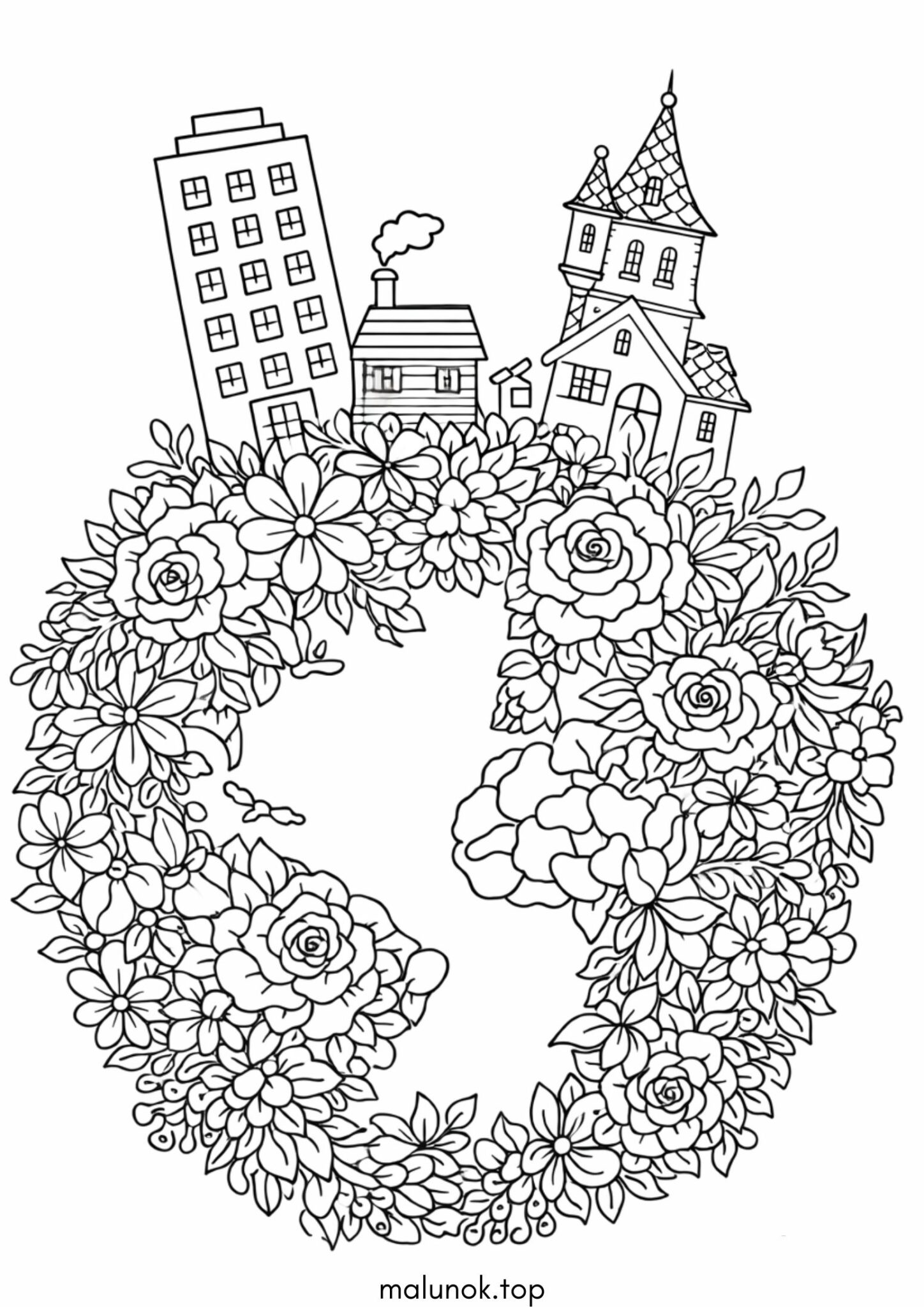 Розмальовка До дня Землі – Казкова планета