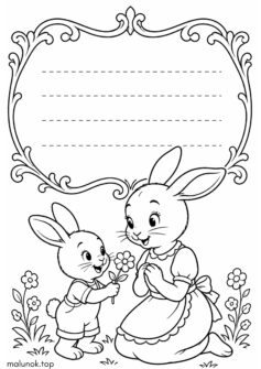 Листівка замальовка на день матері