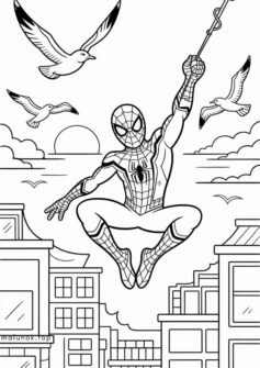 Людина-павук літає з птахами