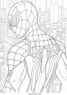 Людина павук зі спини