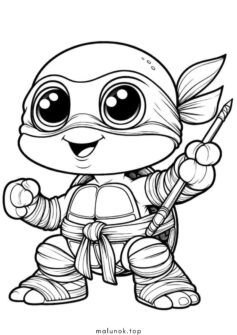 Мила черепашка ніндзя