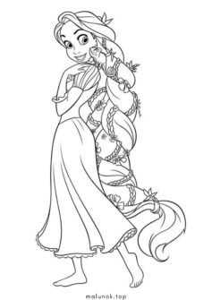 Рапунцель з косою