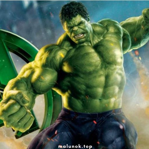 Розмальовки - Халк