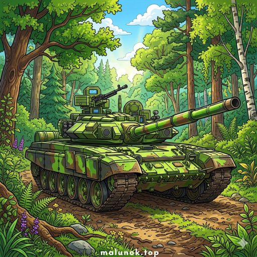 Розмальовки - Танки