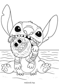 Стіч та лялька Скрамп