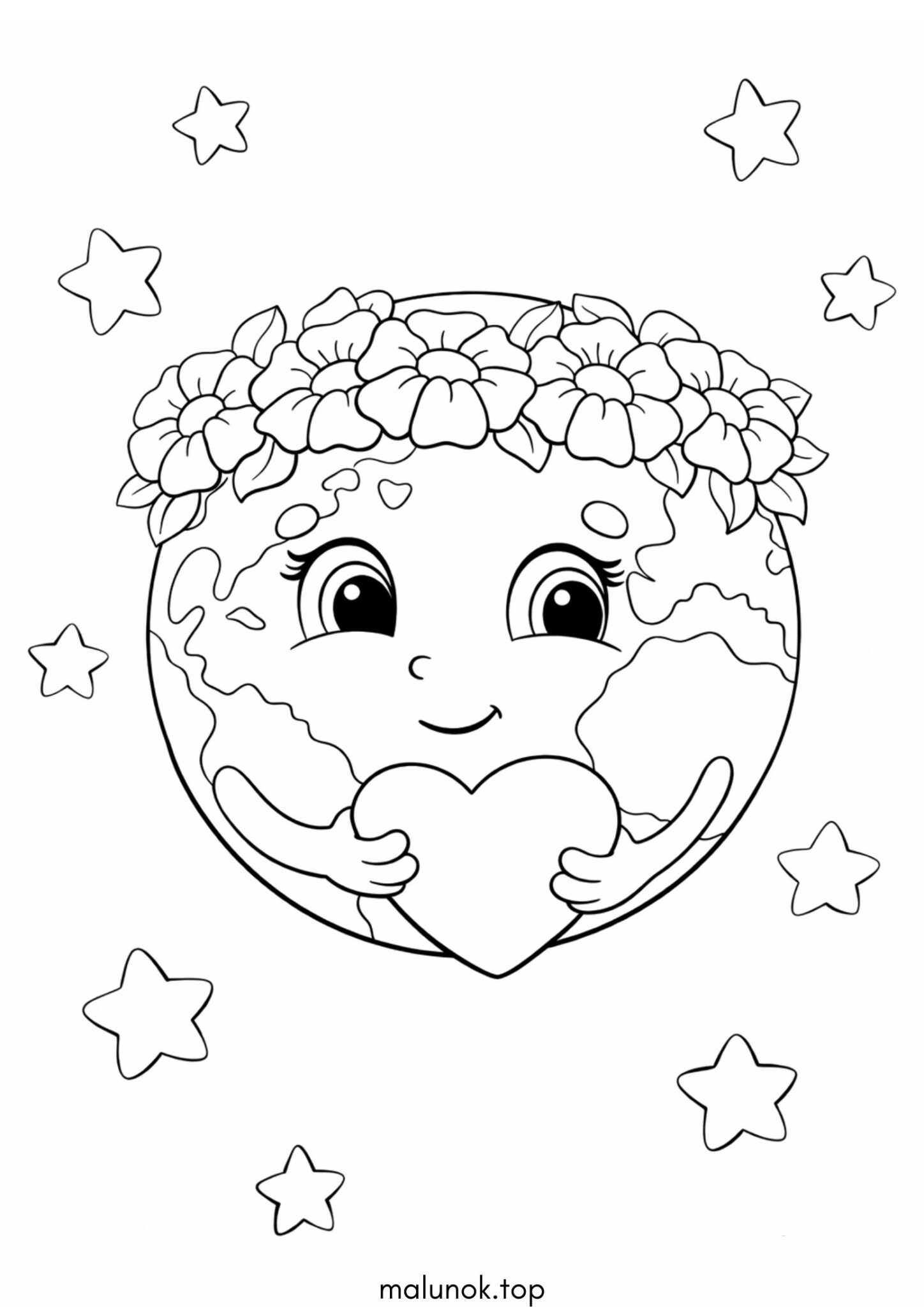 Розмальовка Всесвітній день Землі