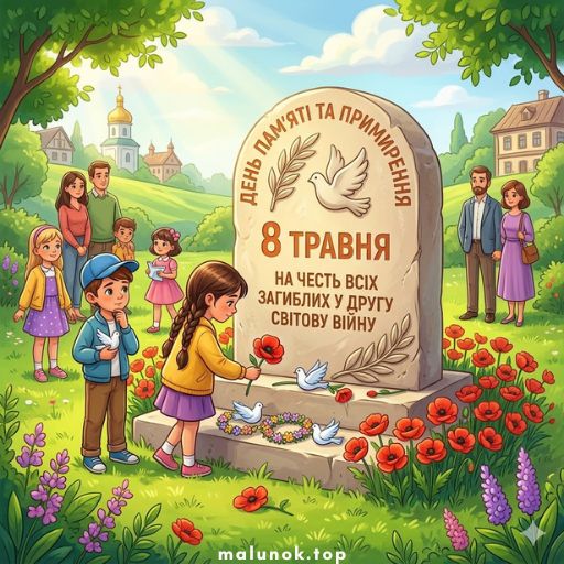 Розмальовки День пам'яті та примирення