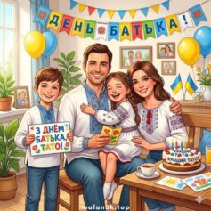 День батька (тата) розмальовки ⭐️ Роздрукувати безкоштовно А4, скачати для дітей