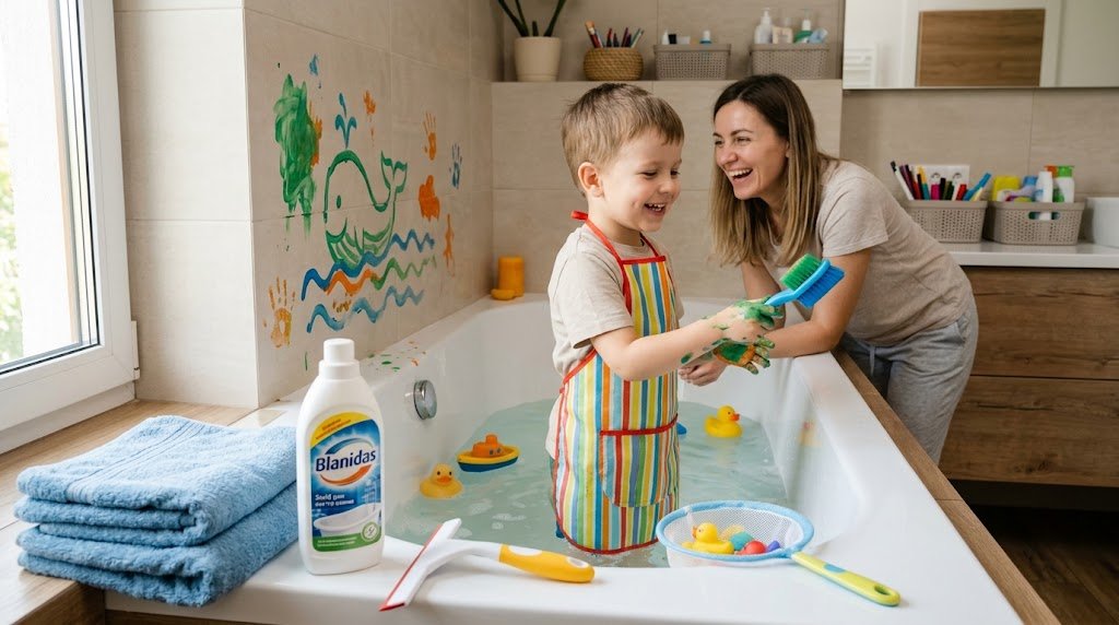 🛁 Розвивальні ігри у ванні: як поєднати малювання з купанням без зайвого клопоту
